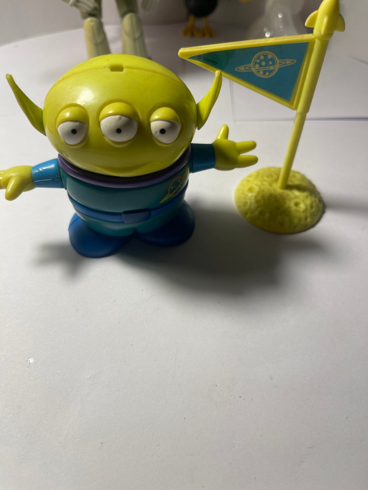 Vintage Toy Story Alien met vlag - Disney Pixar, Verzenden, Gebruikt