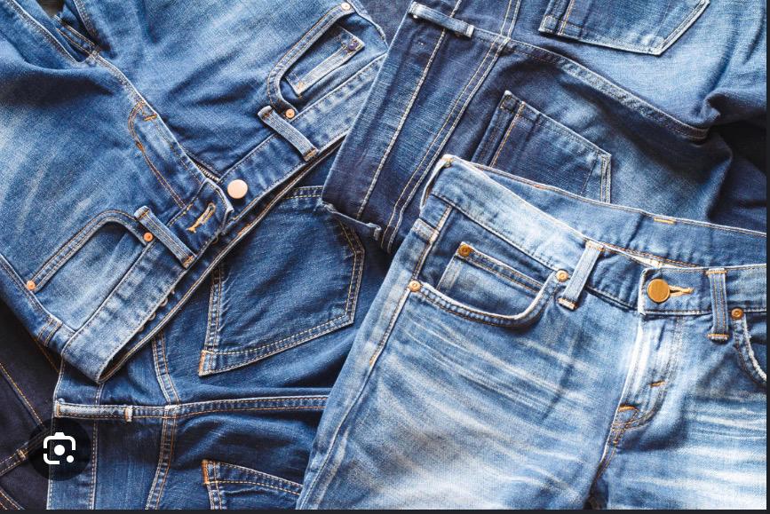 Gezocht spijkerbroeken/rok/stof zonder rek, Ophalen, Zo goed als nieuw, Overige kleuren, Overige jeansmaten