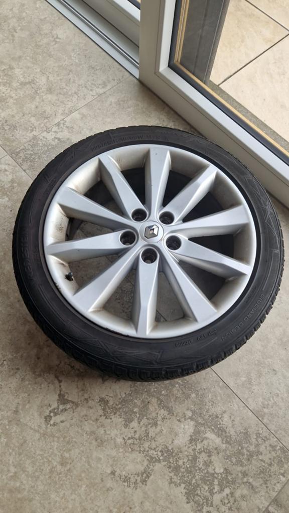 4 x velgen met winterbanden., Auto-onderdelen, Ophalen, 18 inch, Velg(en), Winterbanden