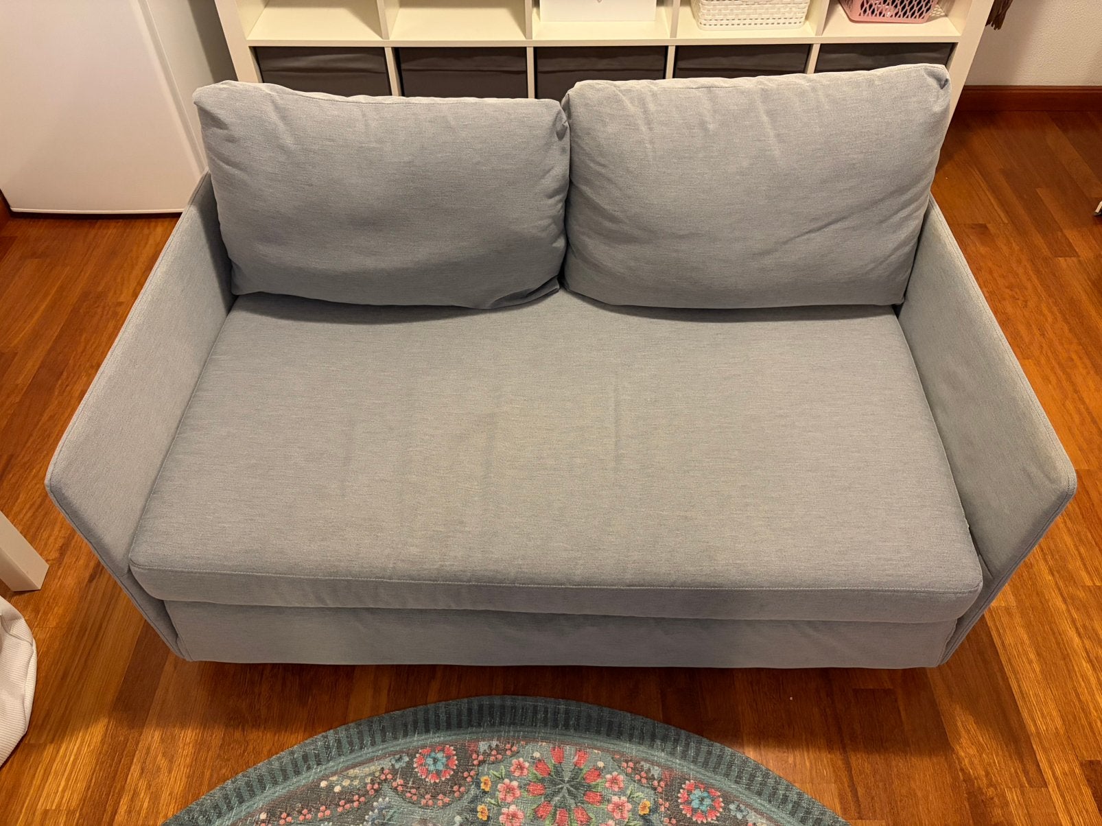 Slaapbank 2pers IKEA, Ophalen, Tweepersoons, Zo goed als nieuw, Overige maten