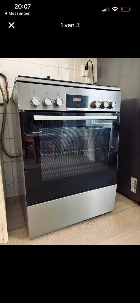 Bosch gasfornuis, Ophalen, Gebruikt, Hete lucht, 60 cm of meer
