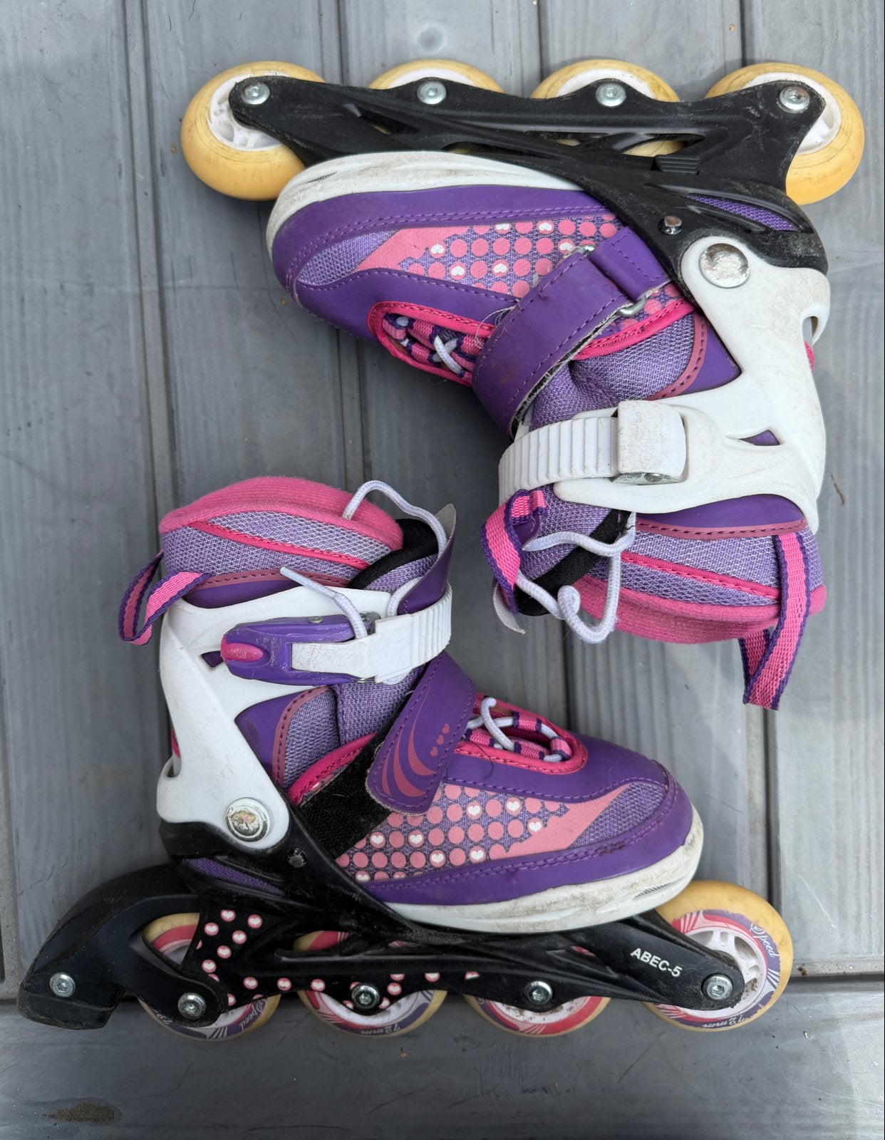 Verstelbare kinder inline skates - Maat 29-33, Wielen 72mm, Sport en Fitness, Kinderen, Ophalen of Verzenden, Inline skates 4 wielen