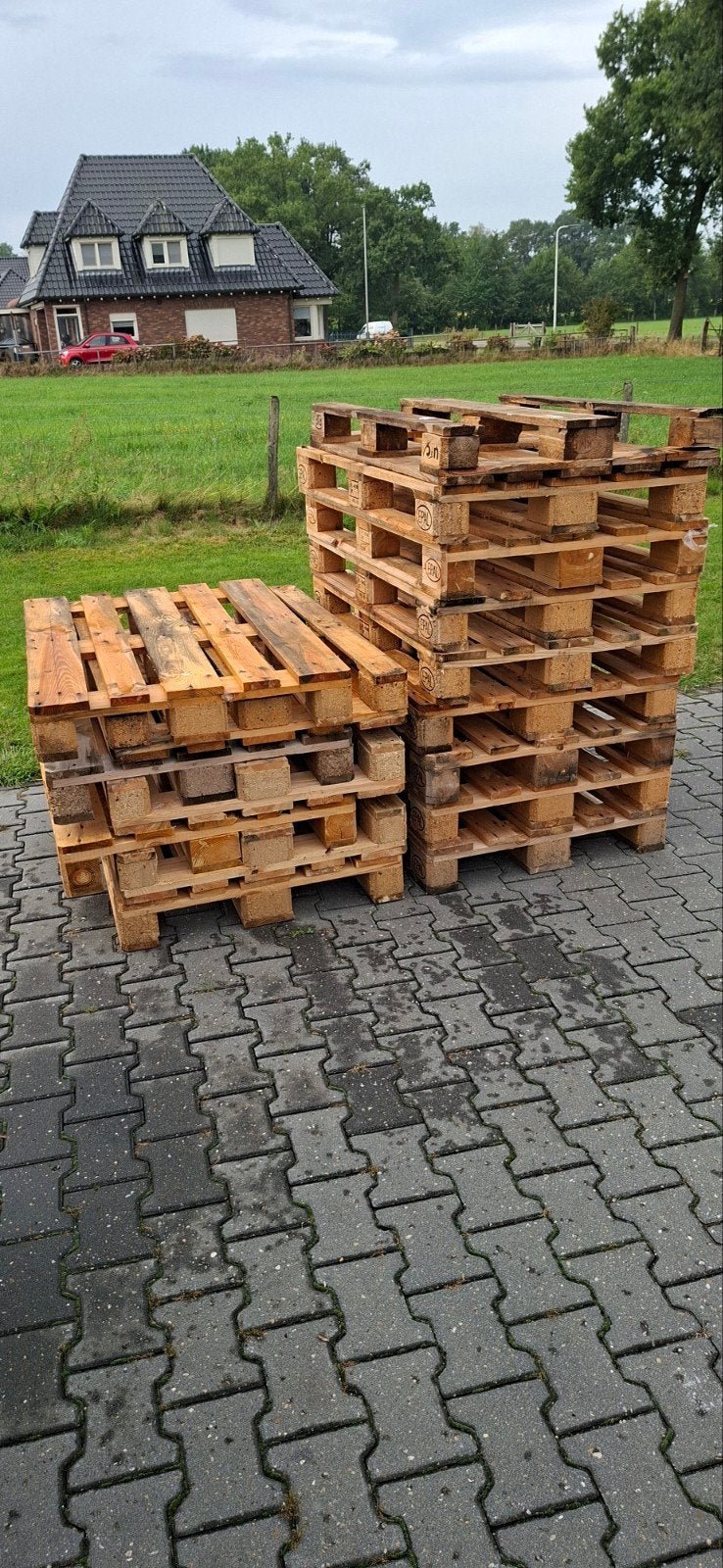 16 Europallets, Ophalen, 25 tot 50 mm, Zo goed als nieuw, Pallet