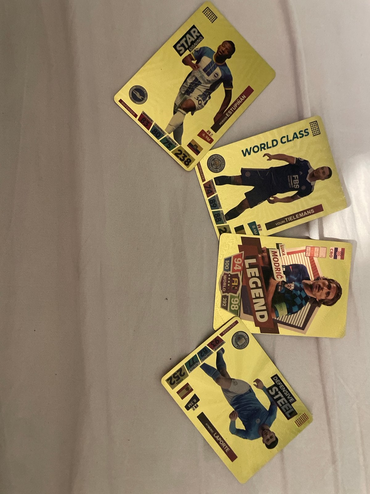 Voetbalplaatjes - Gouden editie - 4 stuks, Ophalen of Verzenden, Gebruikt, Buitenlandse clubs, Spelerskaart