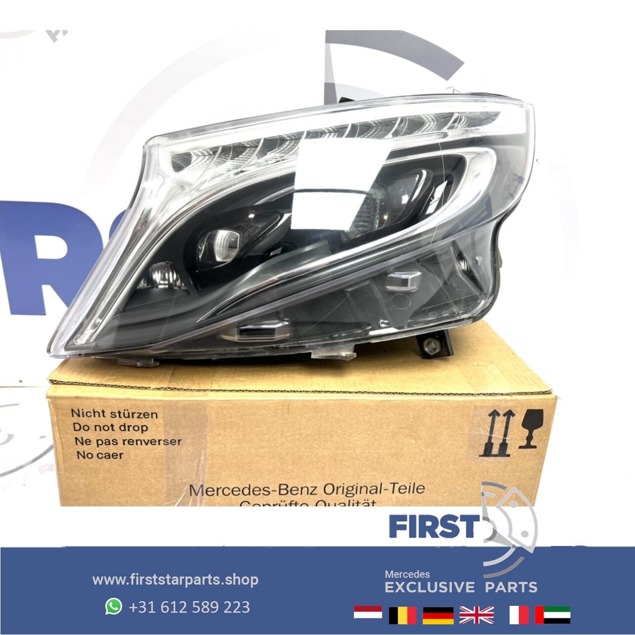W447 V KLASSE KOPLAMP LINKS 2014-2022 origineel Mercedes VKL, Gebruikt, -, Ophalen of Verzenden, -