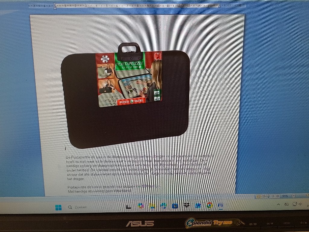 Puzzlekoffer, Ophalen, Zo goed als nieuw