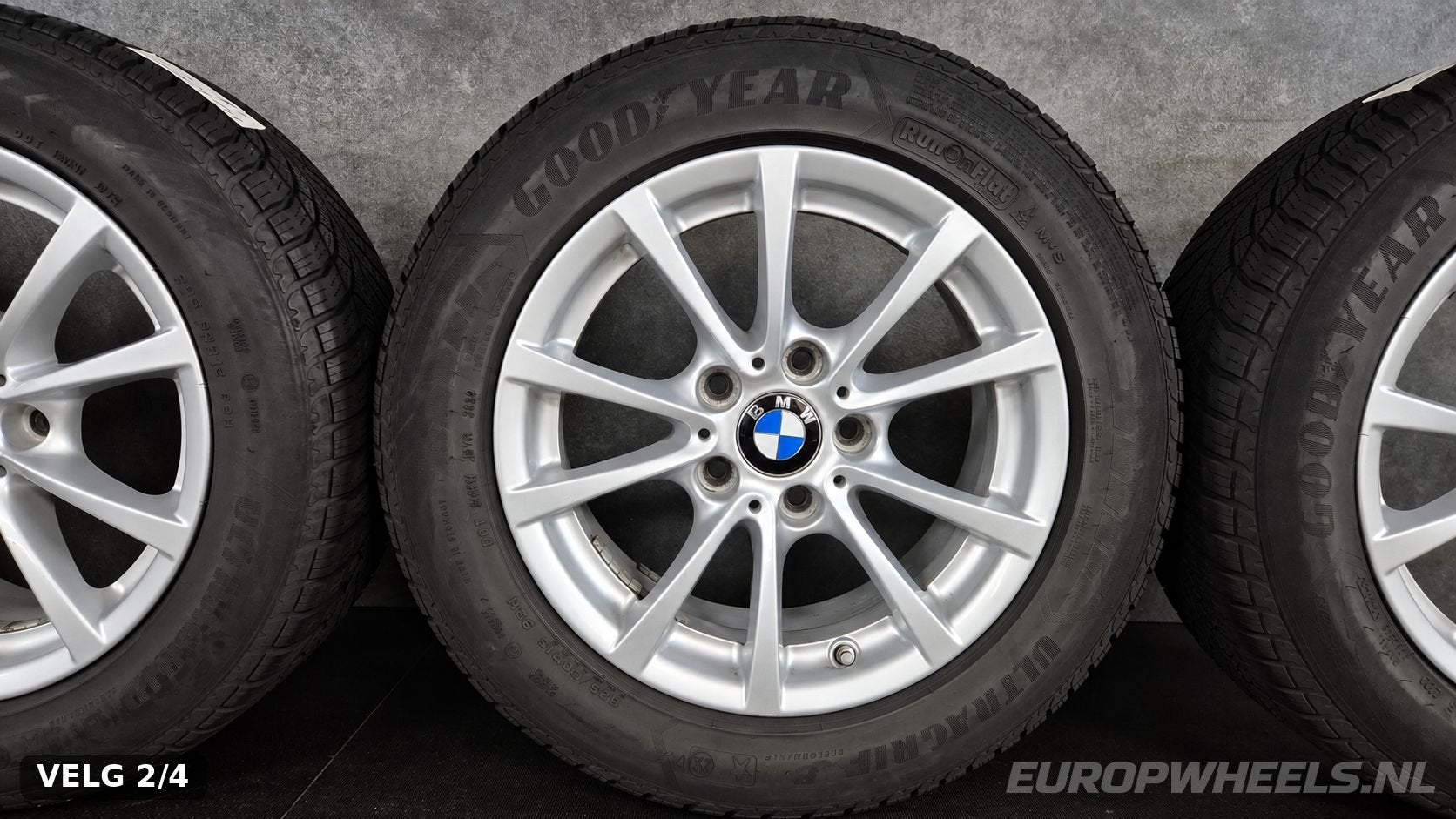 16 inch BMW F30 F31 F36 418d velgen winterbanden 390, Auto-onderdelen, Banden en Velgen, Gebruikt, -, Banden en Velgen, Zomerbanden