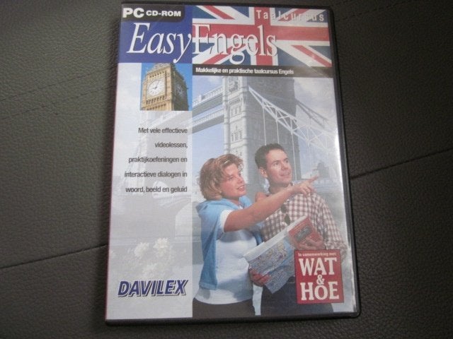 Easy Engels PC CD-ROM - Davilex Taalcursus, Alle leeftijden, Ophalen of Verzenden, Zo goed als nieuw, Inclusief doosje