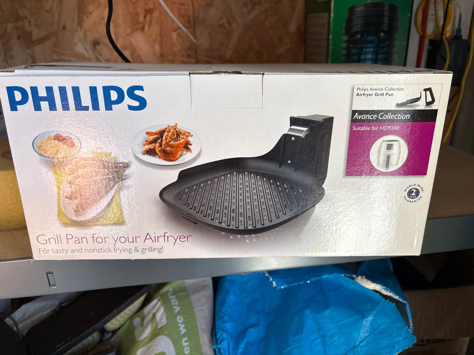 Philips Avance Collection Airfryer Grill Pan HD9240, Ophalen, Nieuw