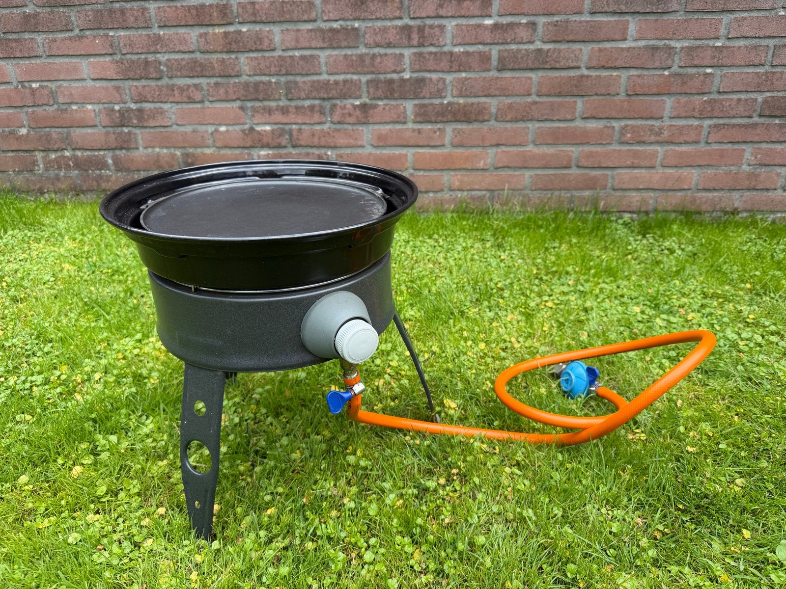 Cadac Safari Chef 6547F gasbarbecue met accessoires, Ophalen, Gebruikt