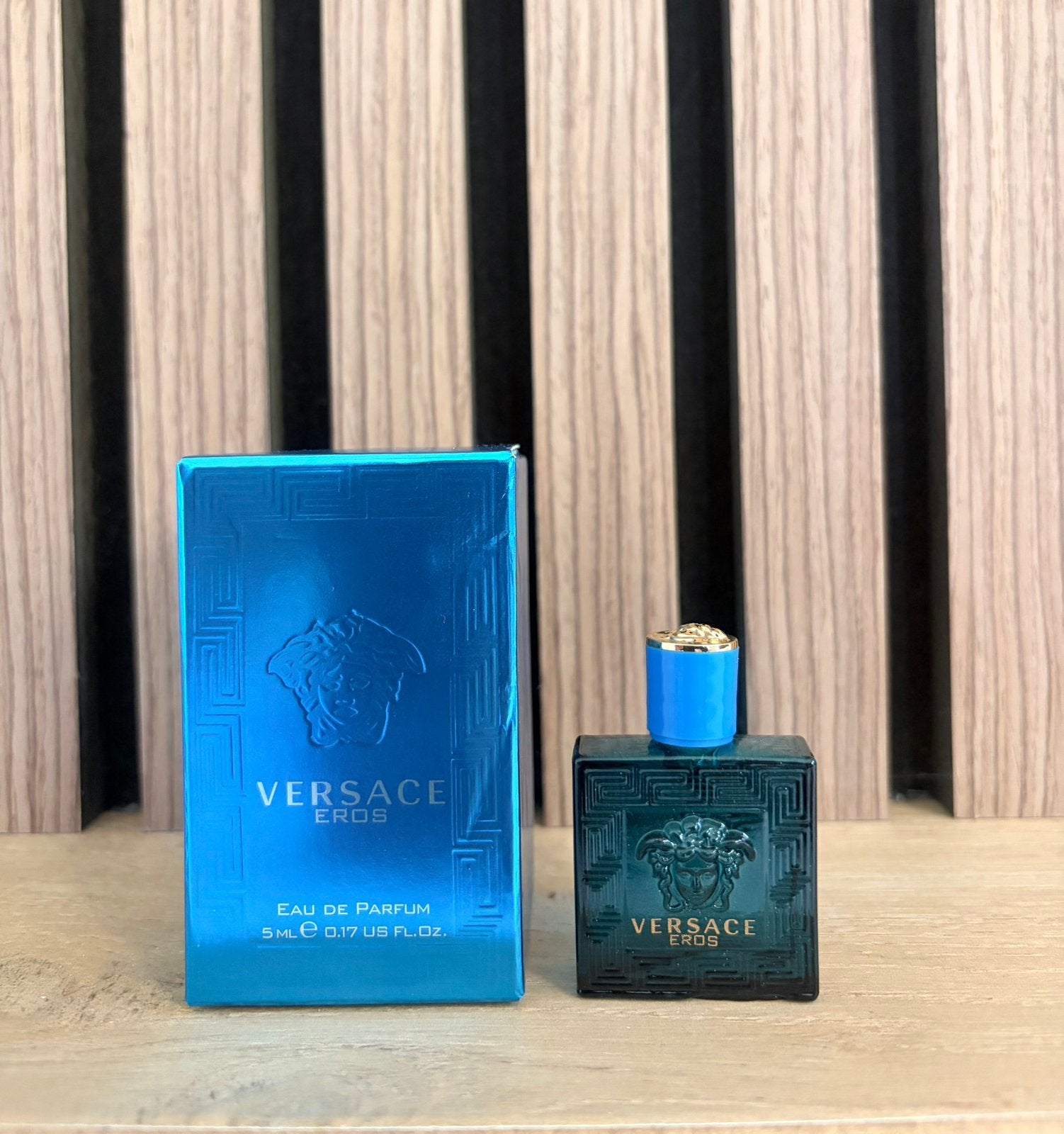Origineel Versace - Eros 5 ml, Verzenden, Nieuw, Zwart, Handen en Nagels