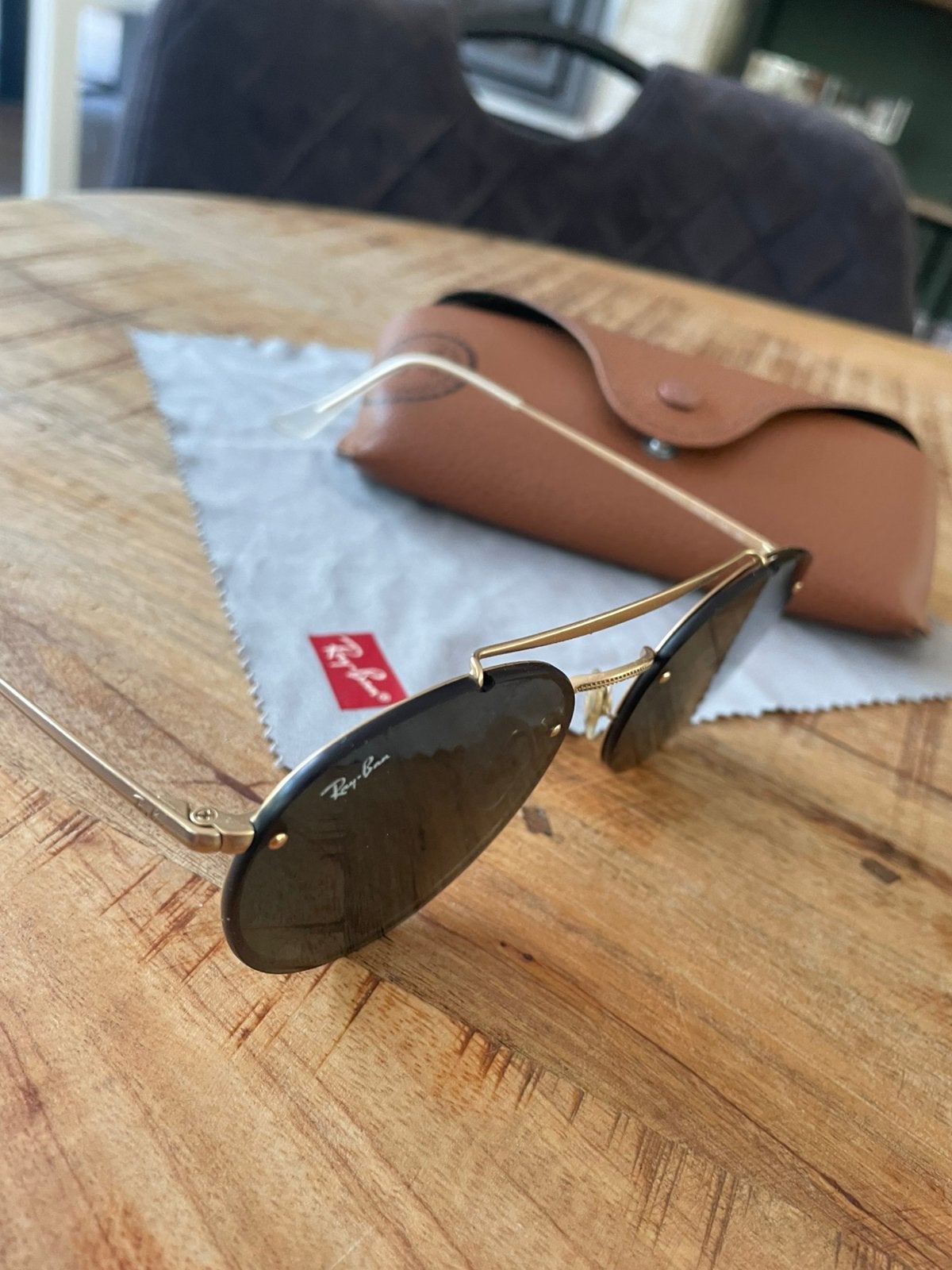 Ray ban zonnebril, Sieraden, Tassen en Uiterlijk, Zonnebrillen en Brillen | Heren, Ophalen, Zo goed als nieuw, Zwart, Ray-Ban
