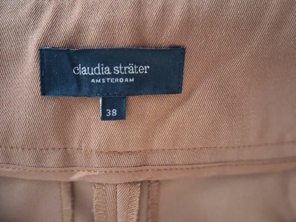Claudia Strater, Camel kleurige pantalon , maat 38., Maat 38/40 (M), Bruin, Ophalen of Verzenden, Zo goed als nieuw