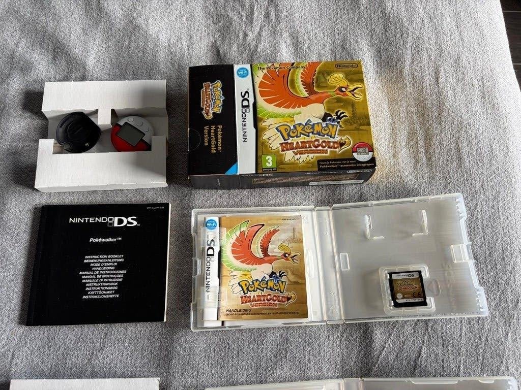 Pokemon Heartgold Big Box voor de nintendo DS + Pokewalker, Spelcomputers en Games, Avontuur en Actie, Gebruikt, 1 speler, Ophalen of Verzenden