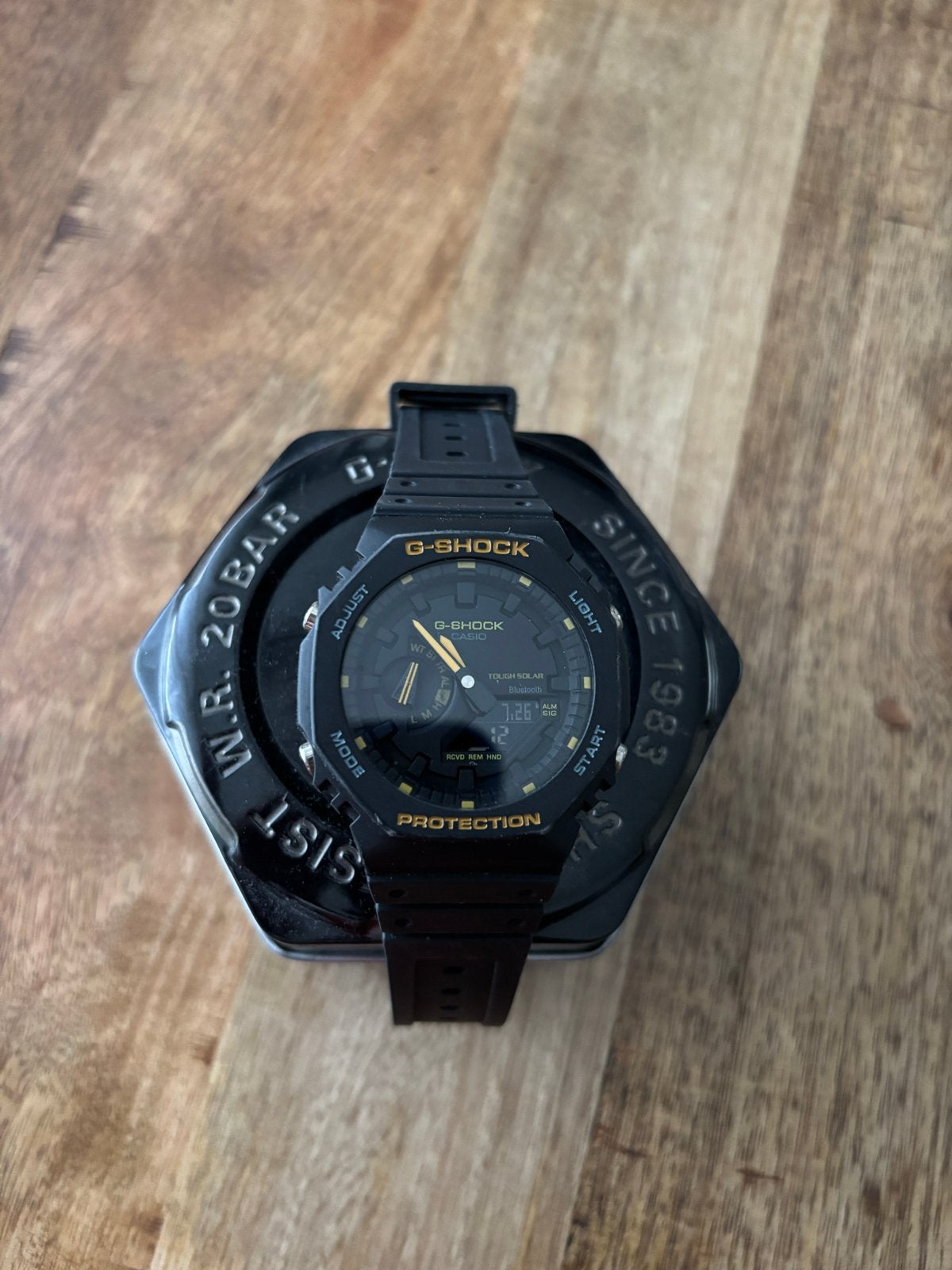 Casio G-Shock GA-2100 in zeer nette staat, Sieraden, Tassen en Uiterlijk, Horloges | Heren, Ophalen, Casio, Kunststof, Polshorloge