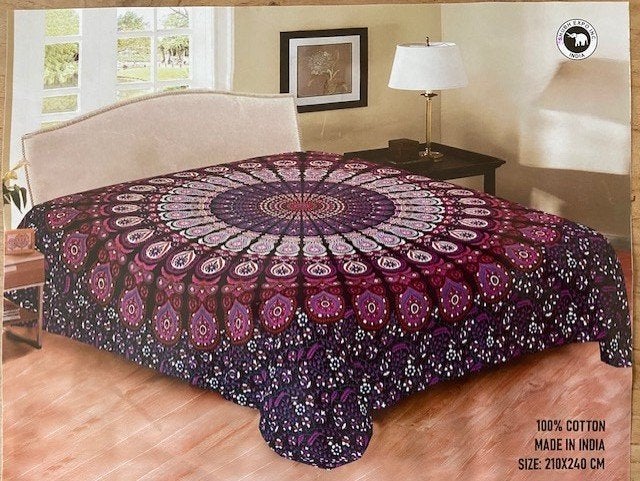 Kleed, strandlaken, Bohemian, Boho, Boeddha, Buddha Hippie, Huis en Inrichting, Meerkleurig, Ophalen of Verzenden, Sprei, Nieuw