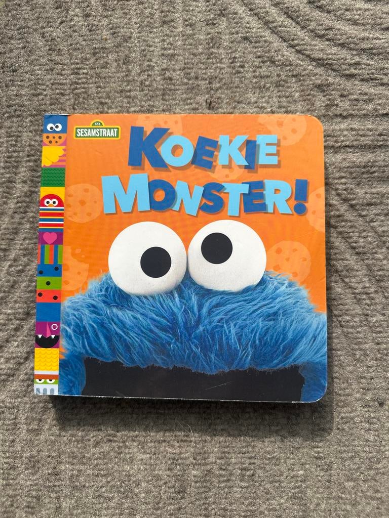 Zeg hallo tegen Koekiemonster! Sesamstraat boek, Ophalen of Verzenden, Nieuw, 1 tot 2 jaar