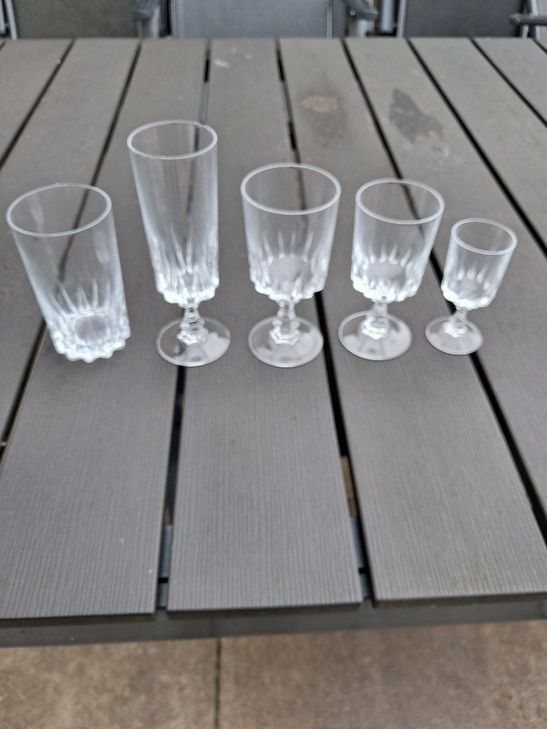 Glasservies, Ophalen, Glas of Glazen, Overige stijlen, Glas