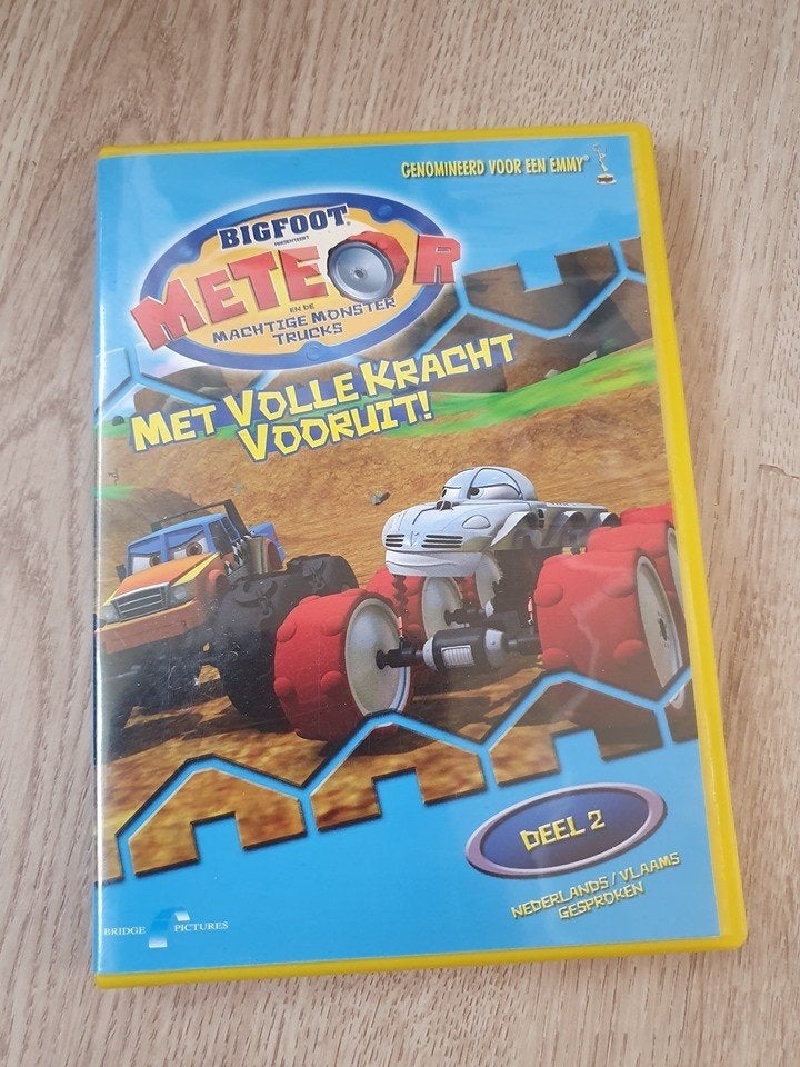 Bigfoot Presents: Meteor en de Machtige Monster Trucks DVD's, Zo goed als nieuw, Kinderprogramma of -film, Inclusief doosje, Alle leeftijden