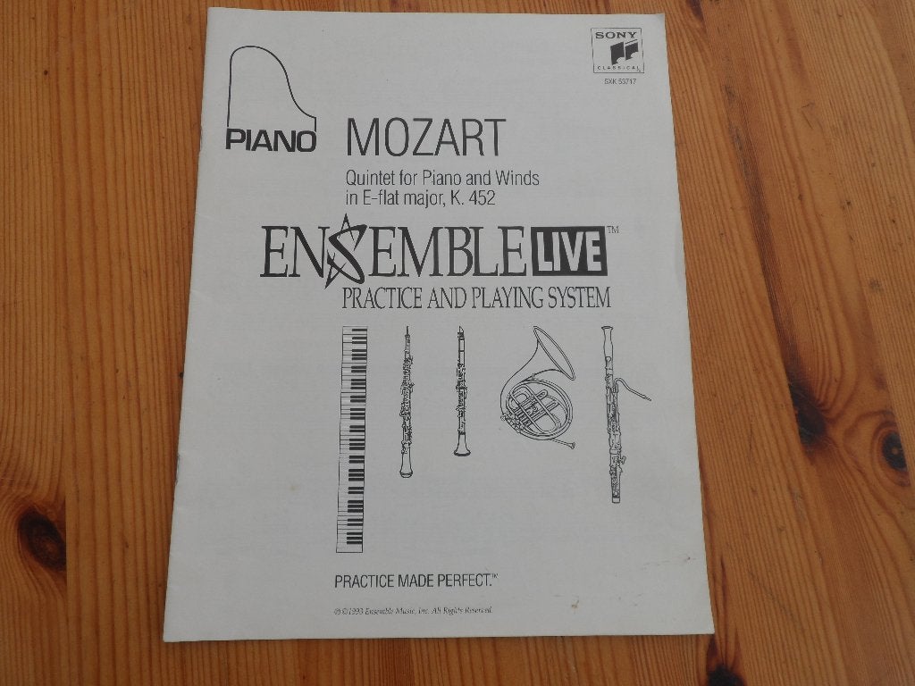 Mozart - quartetten / quintet, Gebruikt, Klassiek, Piano, Ophalen of Verzenden