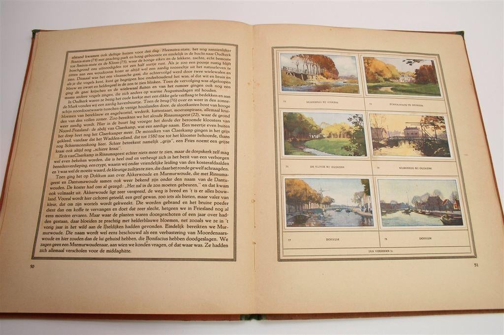 Jac. P. Thijsse's Friesland [1918] — Verkade Album Compleet, Boeken, Prentenboeken en Plaatjesalbums, Ophalen of Verzenden, Gelezen