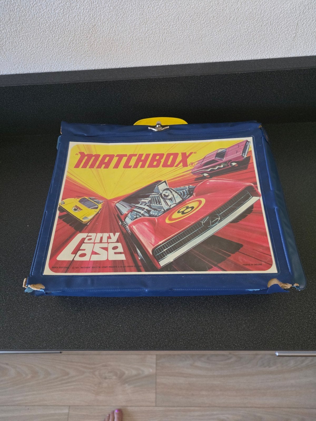 Grote partij Matchbox Lesney voertuigen met koffer, Ophalen of Verzenden, Gebruikt
