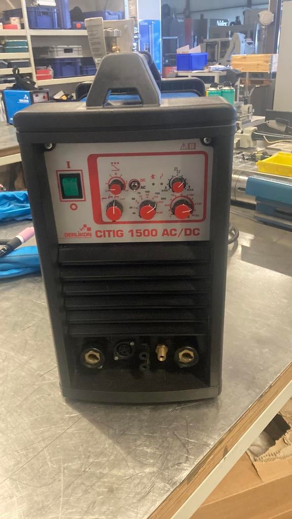 Oerlikon Citig 1500 AC/DC, Doe-het-zelf en Verbouw, Gereedschap | Lasapparaten, Ophalen of Verzenden, Zo goed als nieuw, 150 tot 250 ampère