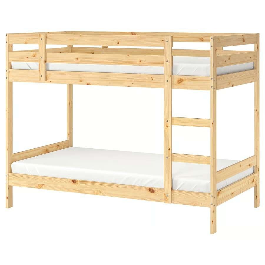Bunk bed frame,, Huis en Inrichting, Slaapkamer | Bedden, Gebruikt, 90 cm, Bruin, Tweepersoons