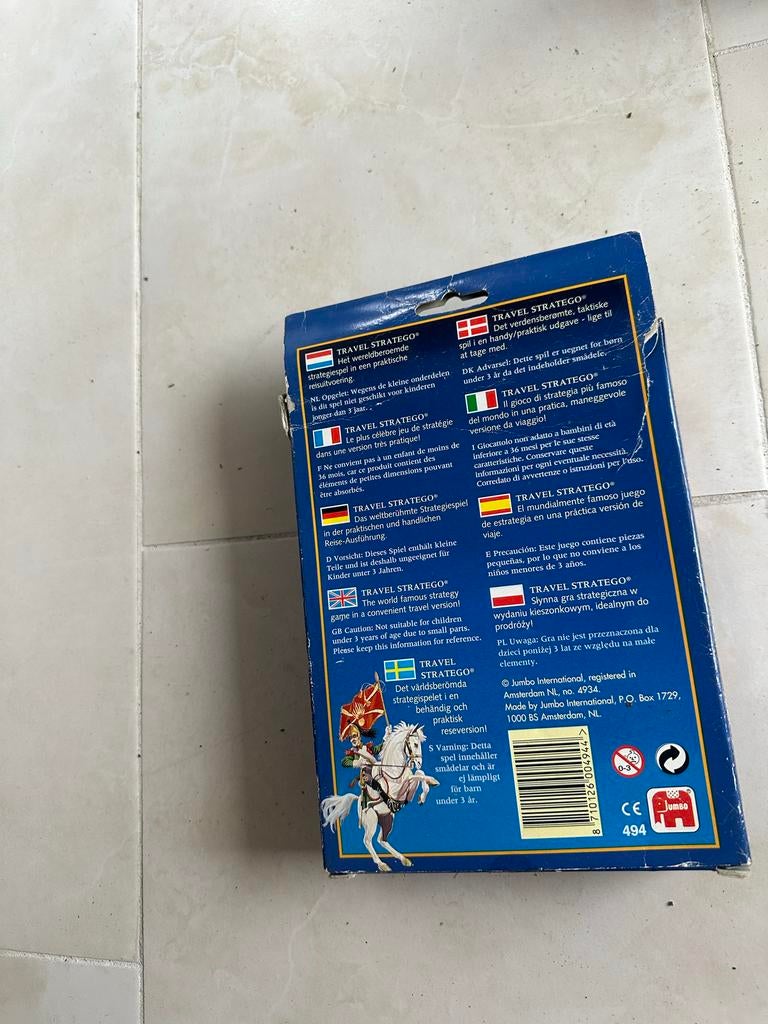 Stratego Reisversie, Een of twee spelers, Ophalen, Gebruikt, Reisspel