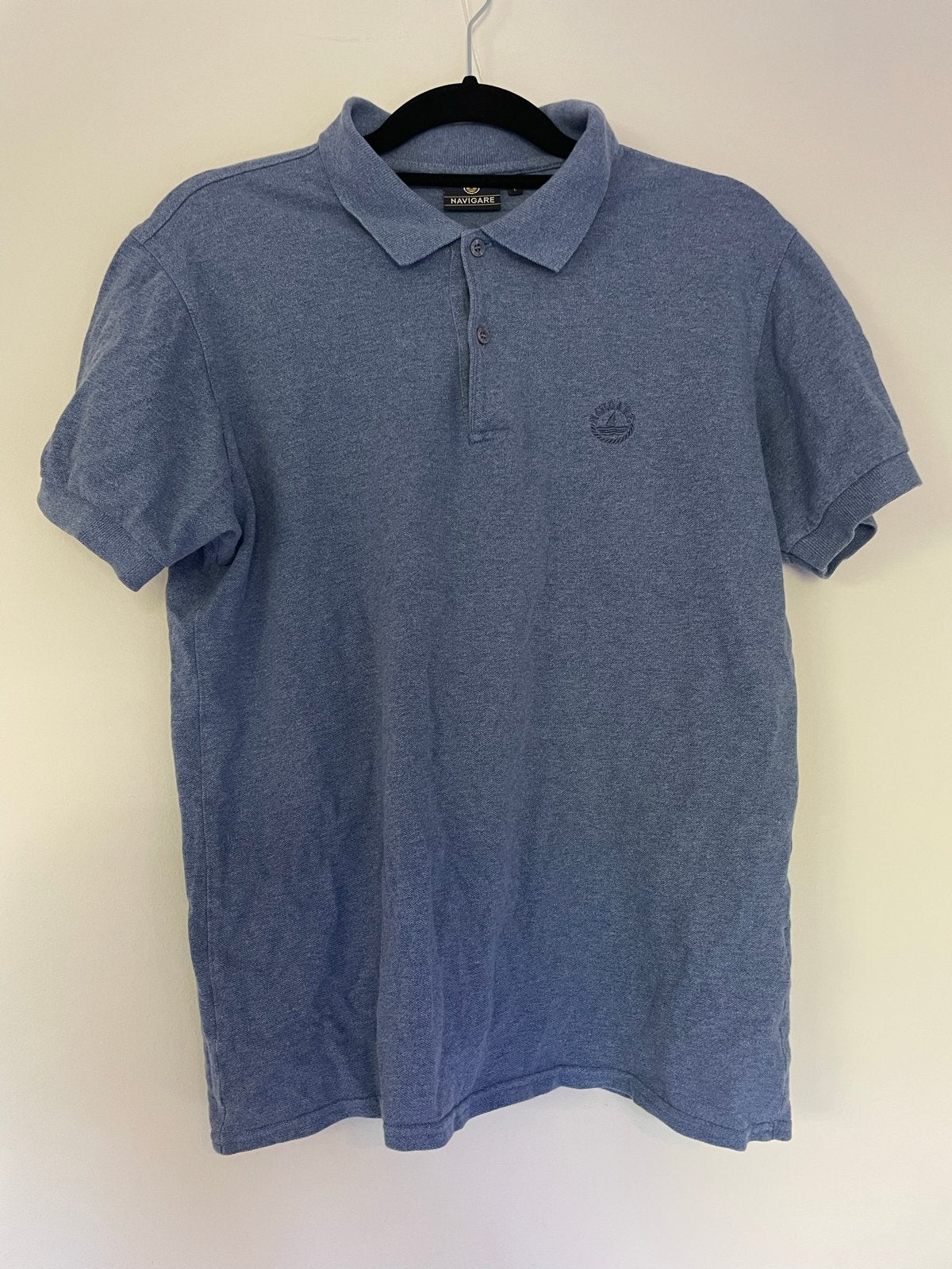 Navigare Polo Shirt Maat L - Blauw, Ophalen of Verzenden, Gedragen, Maat 52/54 (L), Blauw
