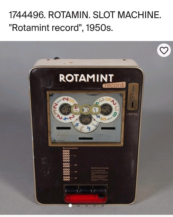 electronische domino 50er jaren, Ophalen