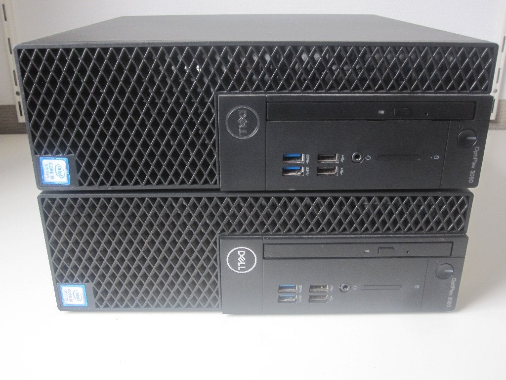 Partij Dell Optiplex i5-8500 3060 6-cores 256gb +500gb + 24", Met monitor, Ophalen of Verzenden, Zo goed als nieuw, DELL .