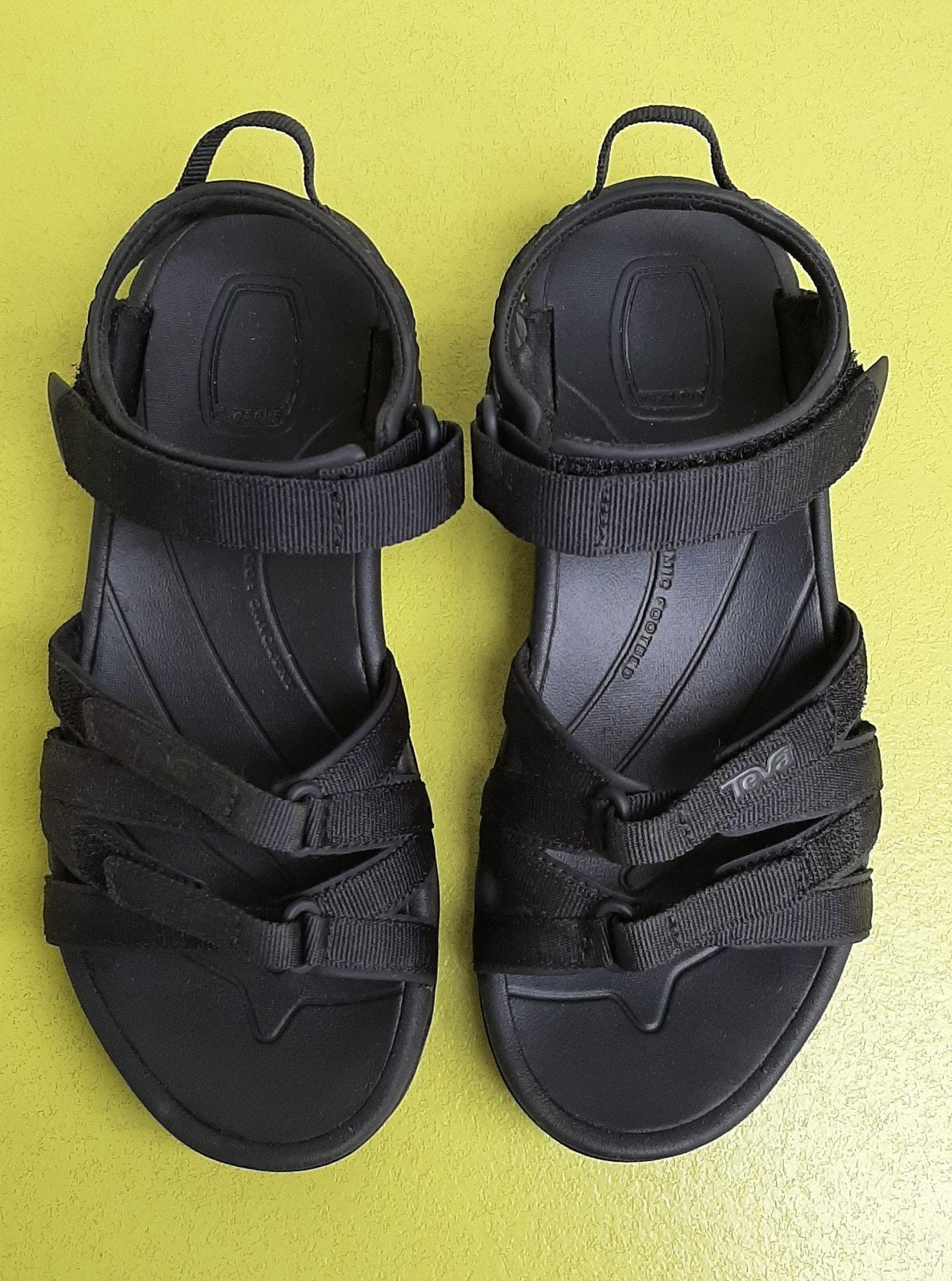 Teva Tirra sandalen zwart maat 38, Zwart, Zo goed als nieuw, Teva, Sandalen of Muiltjes