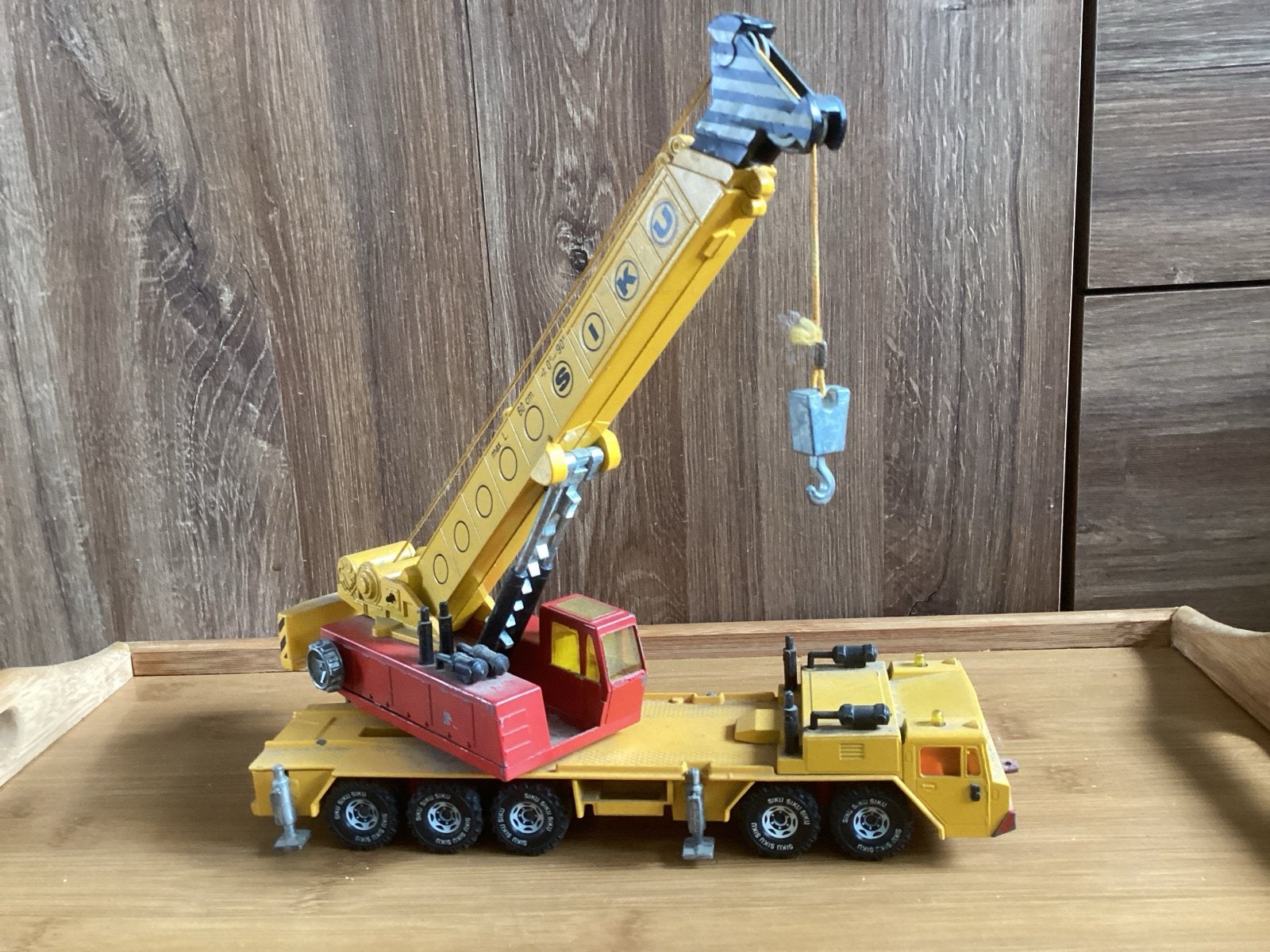 Vintage Siku kraanwagen - Speelgoedmodel, Ophalen of Verzenden, Gebruikt, Auto's