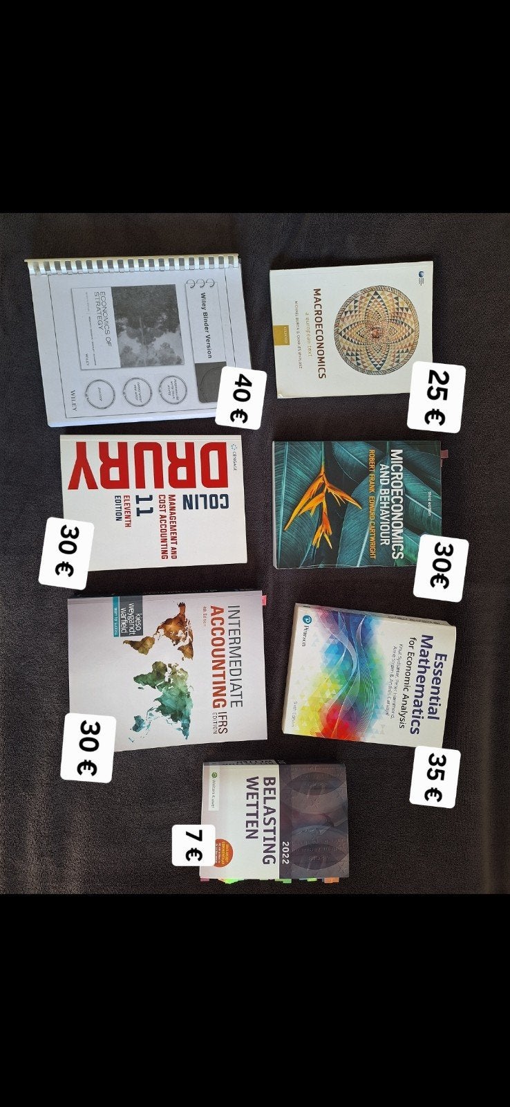 Selling IBEB books, Gelezen, Diverse auteurs (Drury, Kieso, Frank, Sydsaeter, etc.), Gamma, HBO