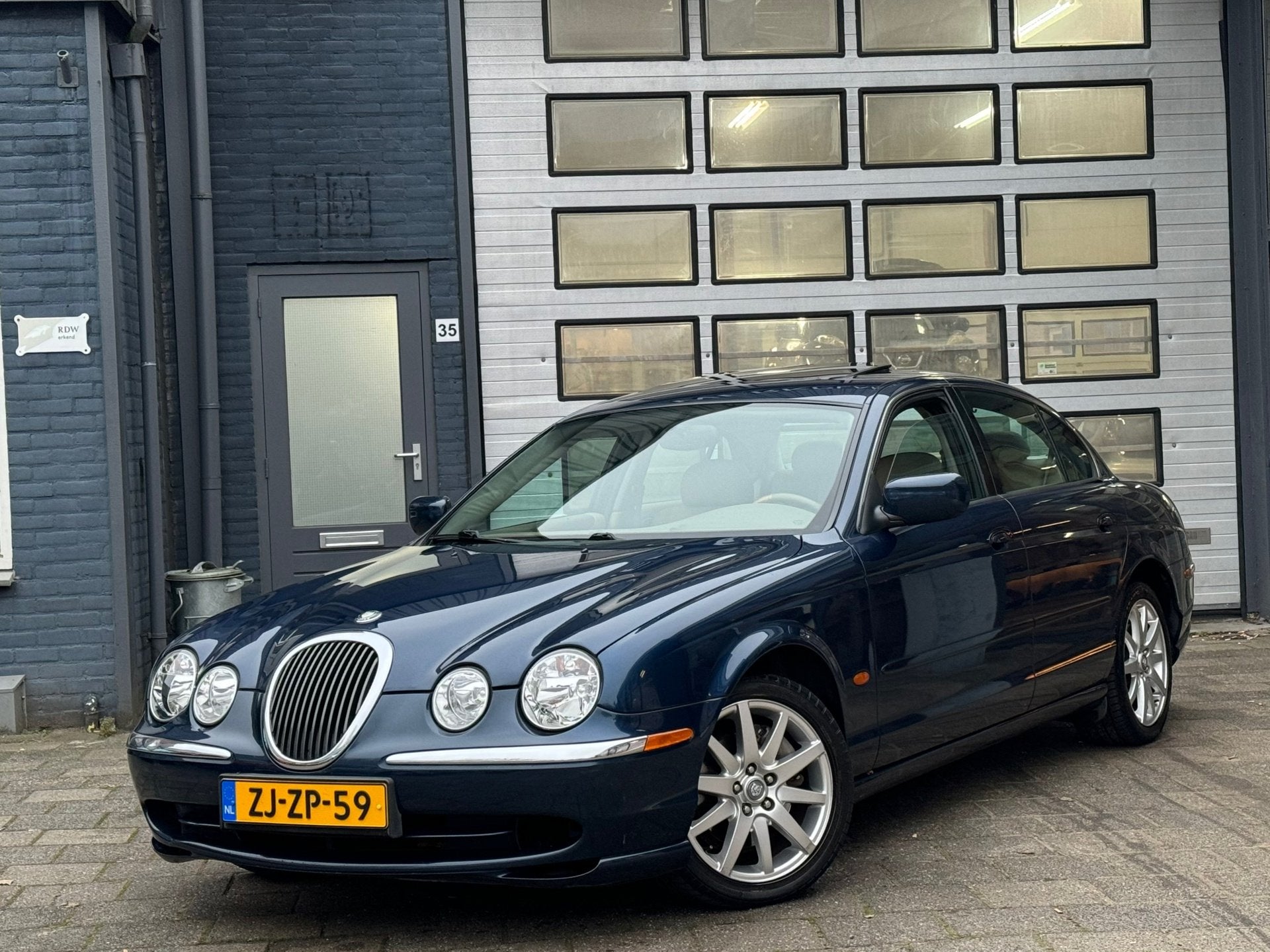 Jaguar S-type 3.0 V6 Executive | Clima | Cruise | Schuifdak, 238 pk, Gebruikt, 1850 kg, Blauw