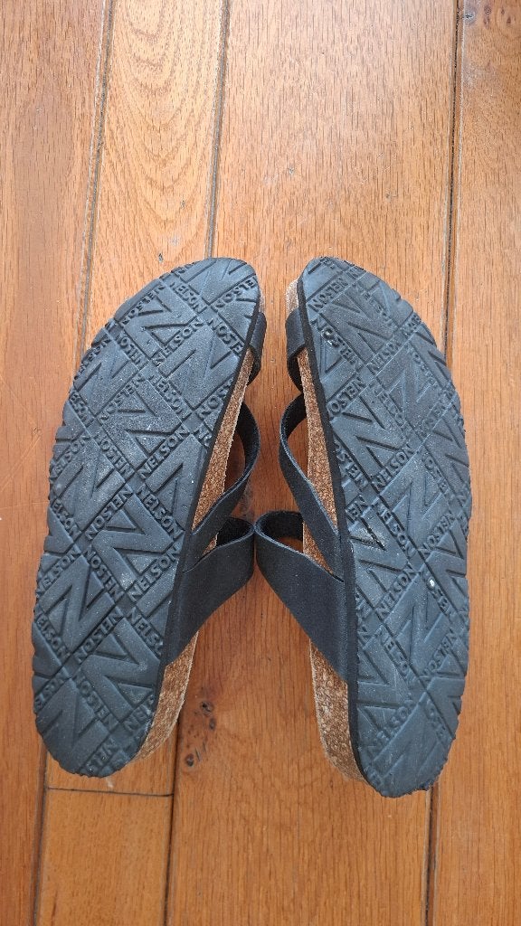 schoenen, Slippers, Verzenden, Zwart, Zo goed als nieuw