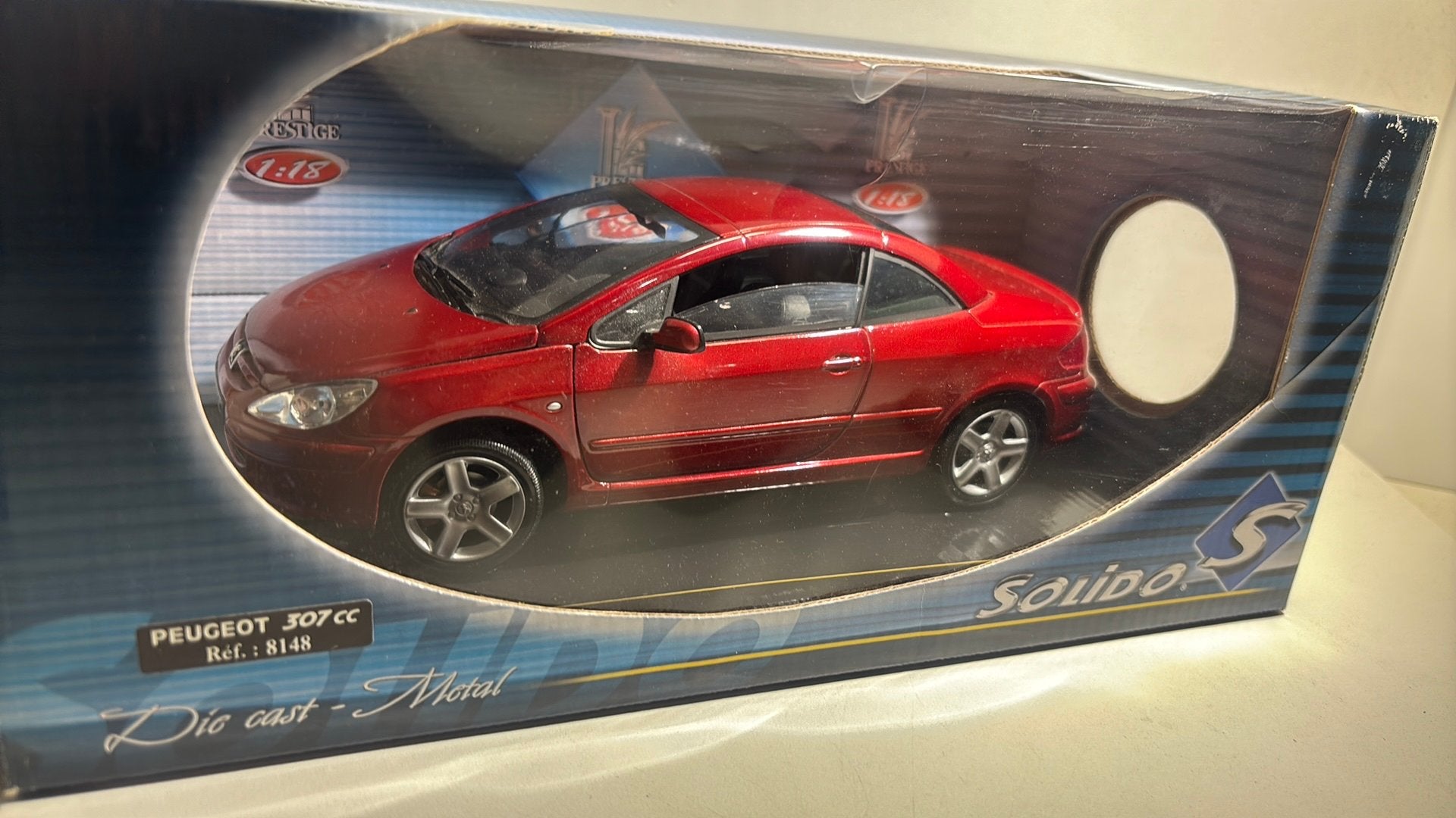 Peugeot 307 cc solido 1.18, Hobby en Vrije tijd, Solido, Ophalen of Verzenden, A, A