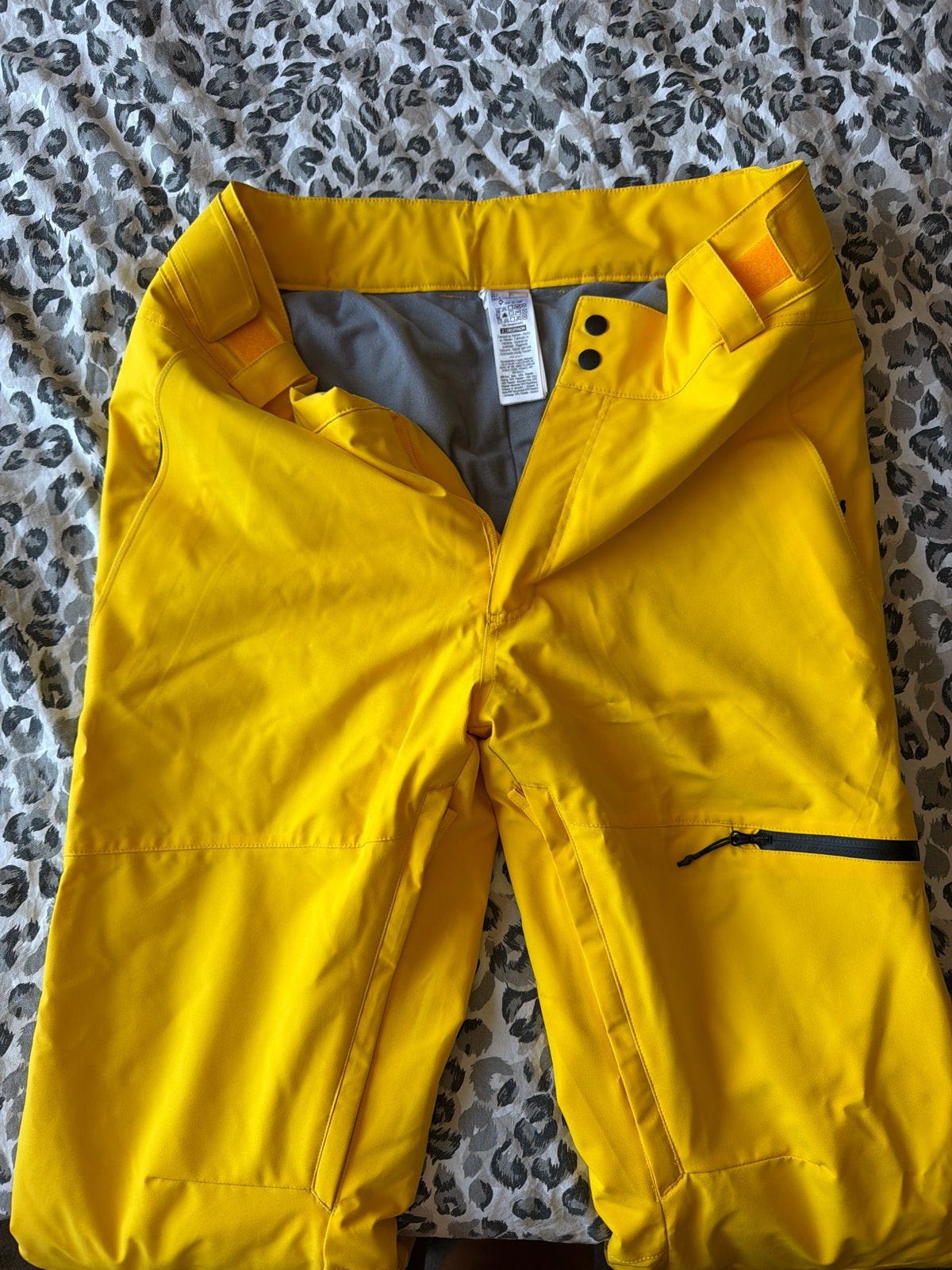 Gele Wedze ski-/snowboardbroek, Ophalen of Verzenden, Zo goed als nieuw, Maat 42/44 (L), Broek