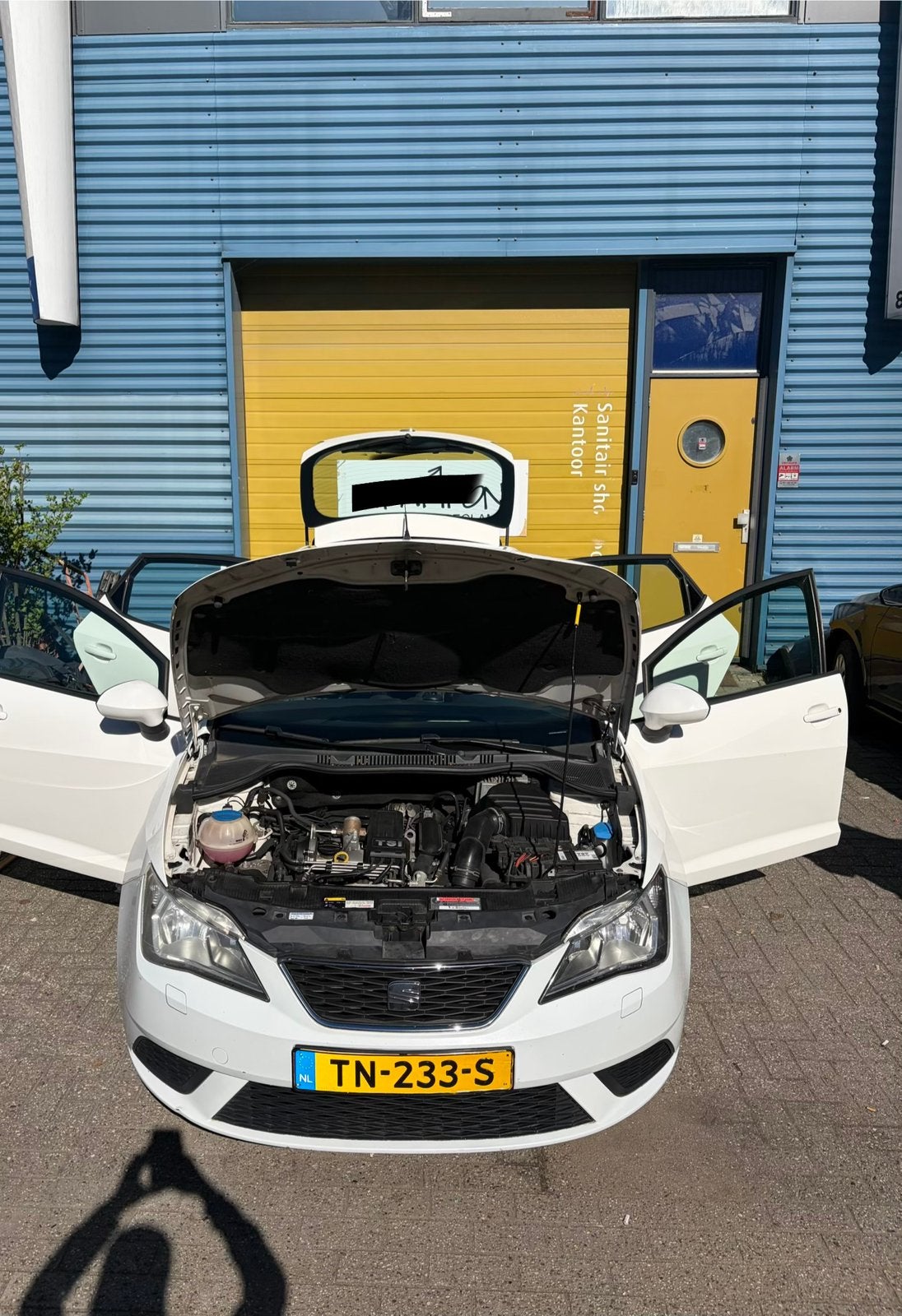 Seat Ibiza 1.2 TSI 77KW 2013 Wit, Auto's, Voorwielaandrijving, 40 €/maand, 990 kg, 1200 kg