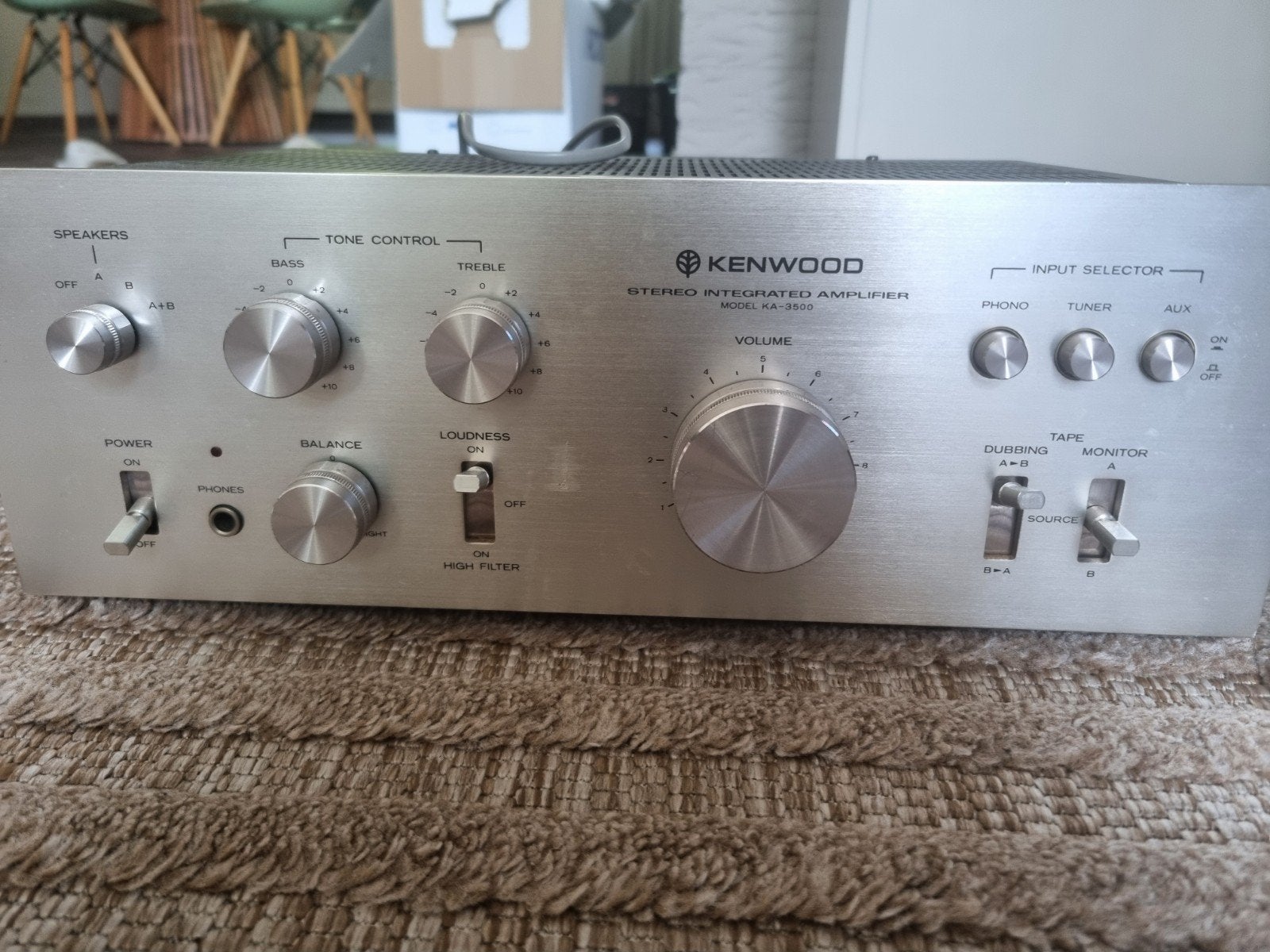 Kenwood KA-3500 Stereo Geïntegreerde Versterker, Audio, Tv en Foto, Versterkers en Receivers, Gebruikt, 60 tot 120 watt, Stereo
