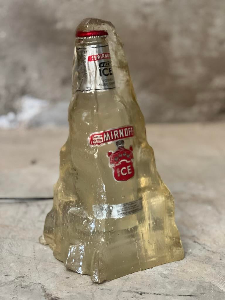 Zeldzame Smirnoff lichtreclame Iceberg, Lichtbak of (neon) lamp, Ophalen of Verzenden, Zo goed als nieuw, Nvt
