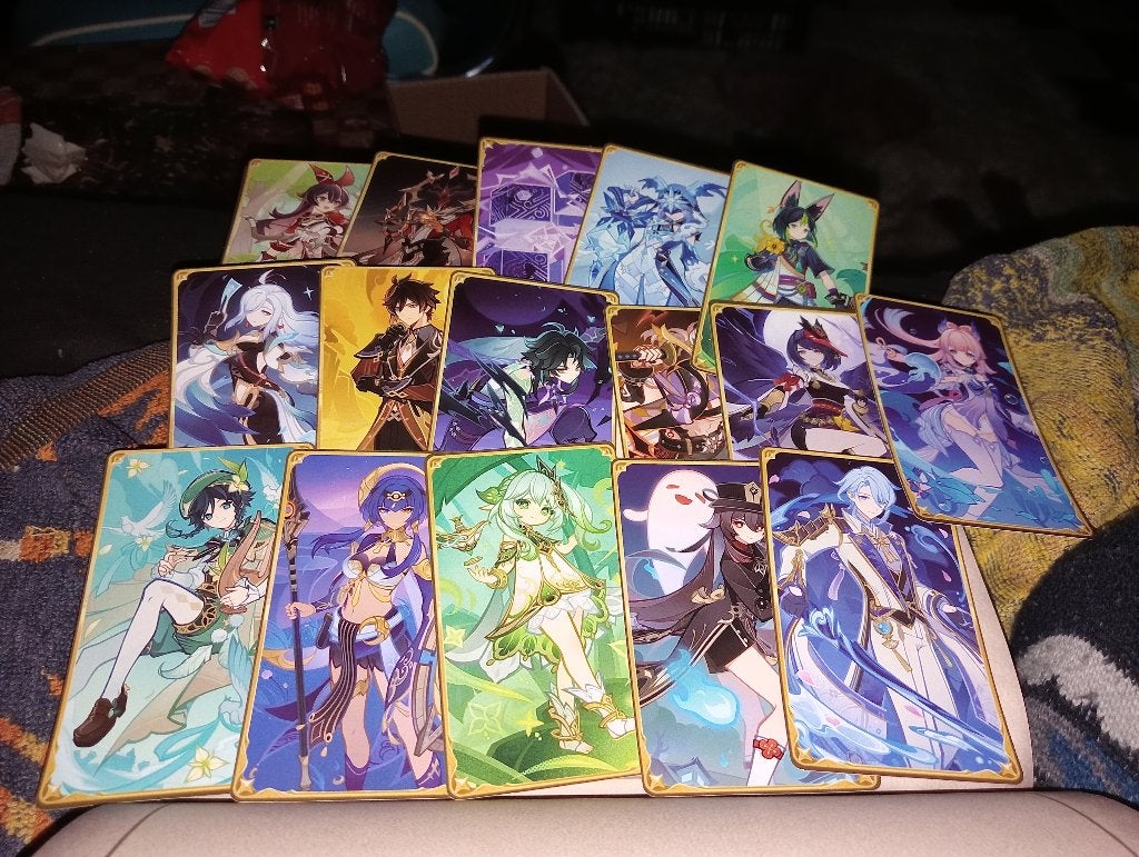 genshin impact kaarten nr1, Ophalen of Verzenden, Nieuw