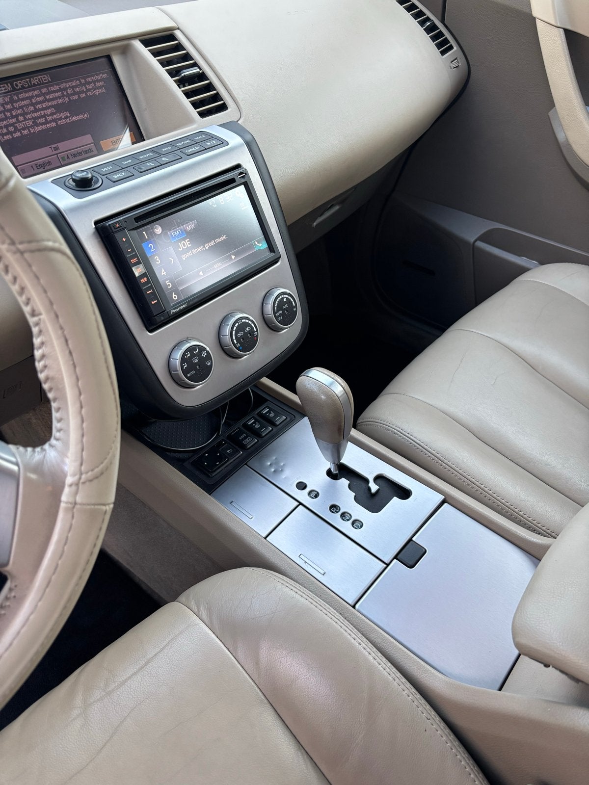 Nissan Murano 3.5 V6 CVT 2006 Blauw, Auto's, Automaat, Beige, 234 pk, 120 €/maand