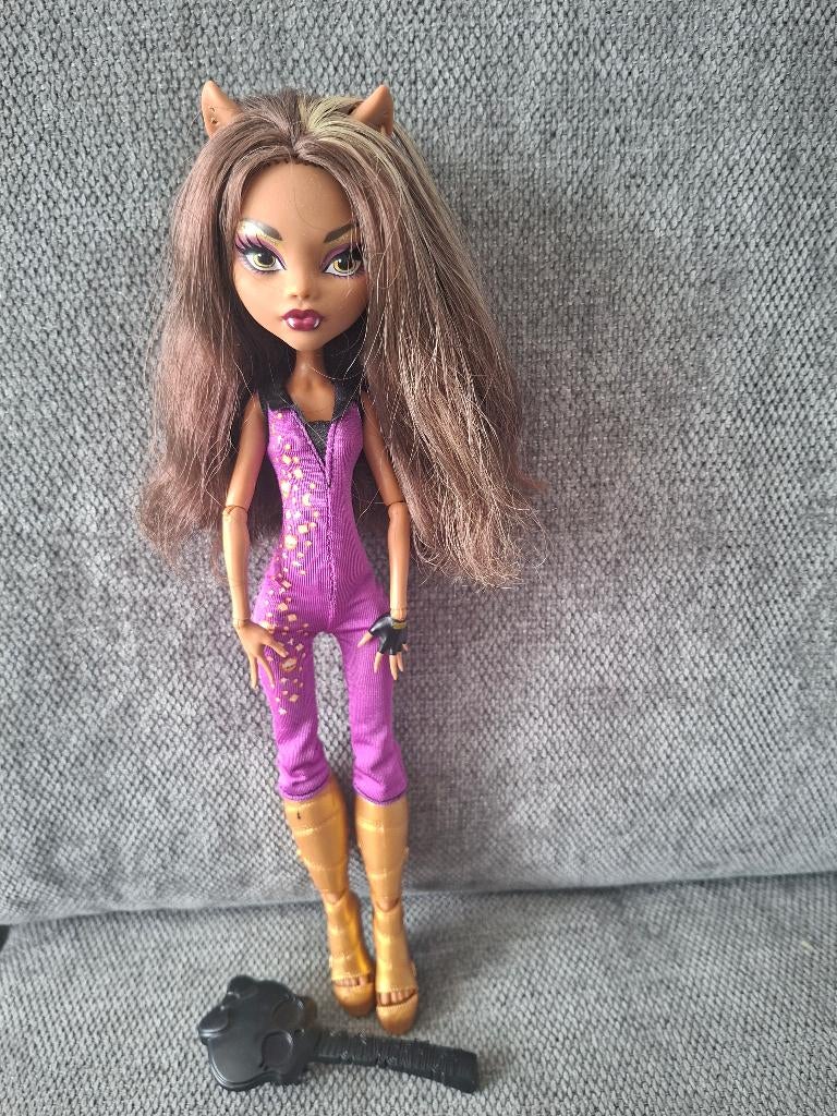 Monster high clawdeen, Verzamelen, Poppen, Ophalen of Verzenden, Zo goed als nieuw, Pop