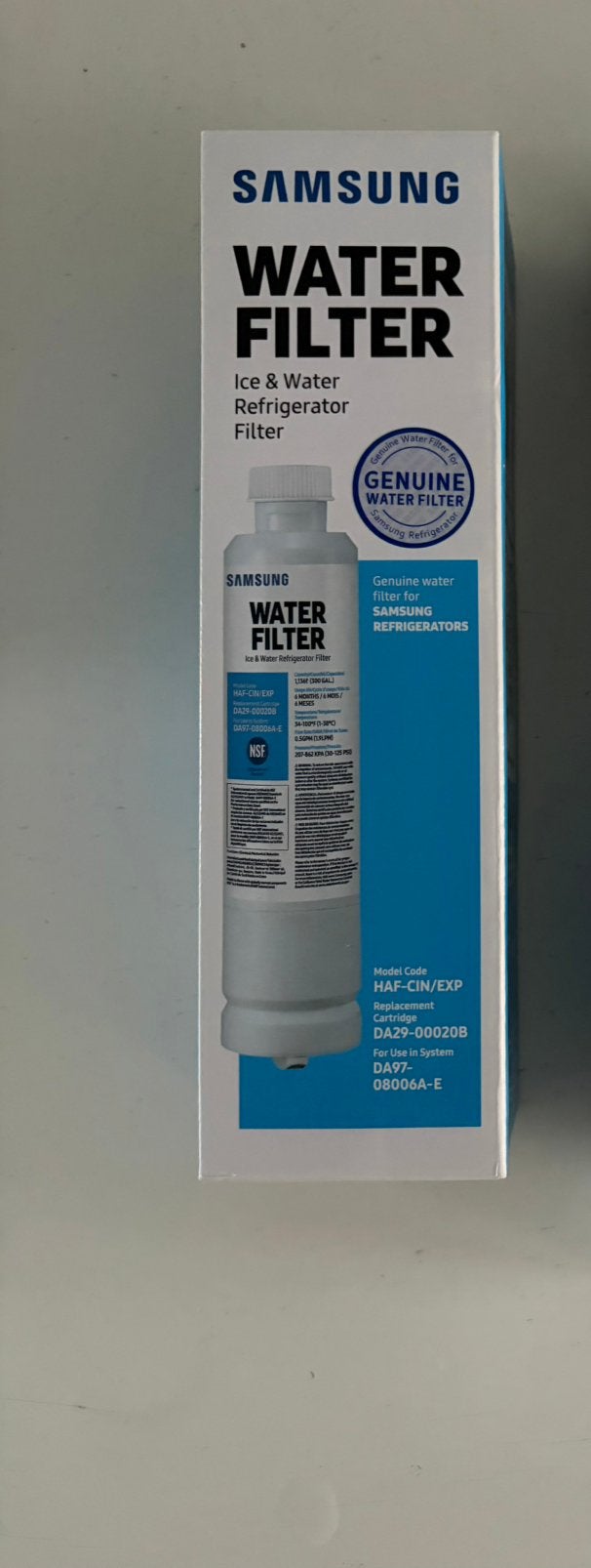 Samsung waterfilter Amerikaanse koelkast HAF-CIN/EXP, Ophalen of Verzenden, Nieuw