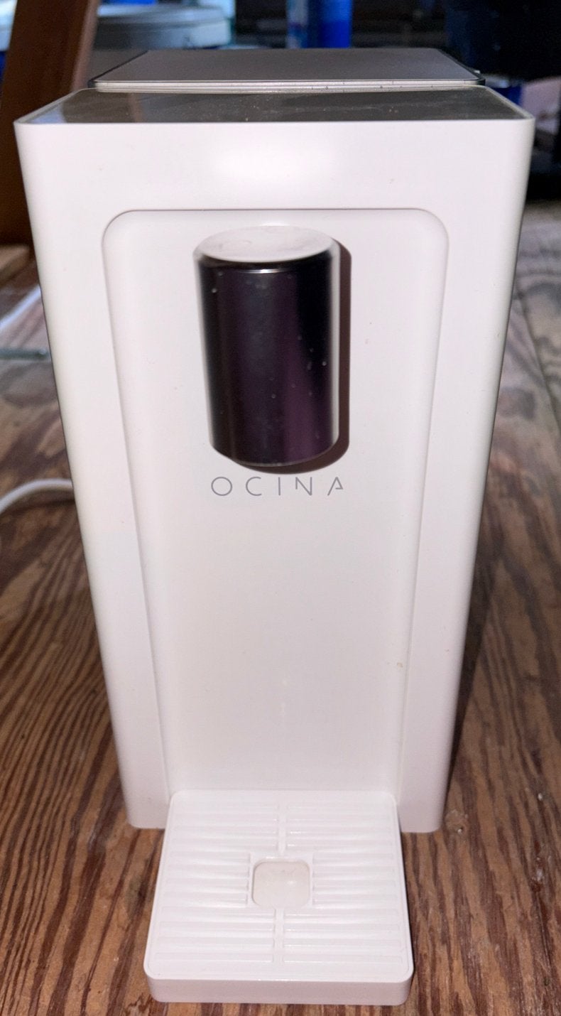 Ocina heet water dispenser, Ophalen, Gebruikt