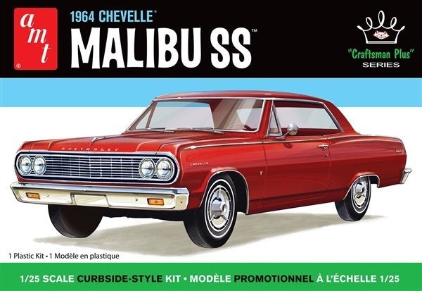 Bouwdoos 1964 Chevy Chevelle Malibu SS AMT, Overige merken, Auto, Groter dan 1:32, Nieuw