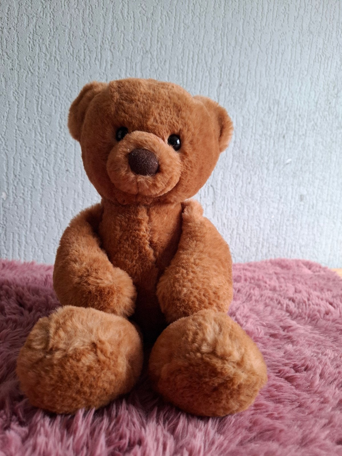 Aurora Bruine Teddybeer Knuffel - Zo goed als nieuw, Overige karakters, Beer, Ophalen of Verzenden, Middelgroot (20 tot 80 cm)