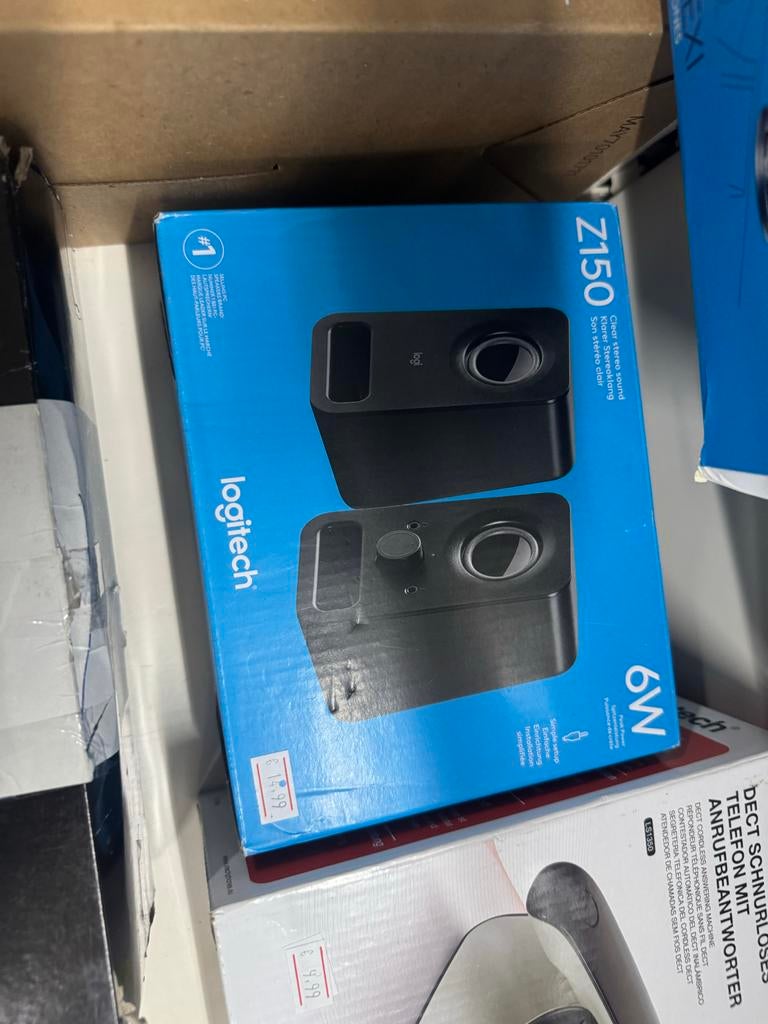 Logitech Z150 2.0 Luidsprekerset - Helder Stereogeluid, Ophalen of Verzenden, Nieuw, Audiokanaal 2